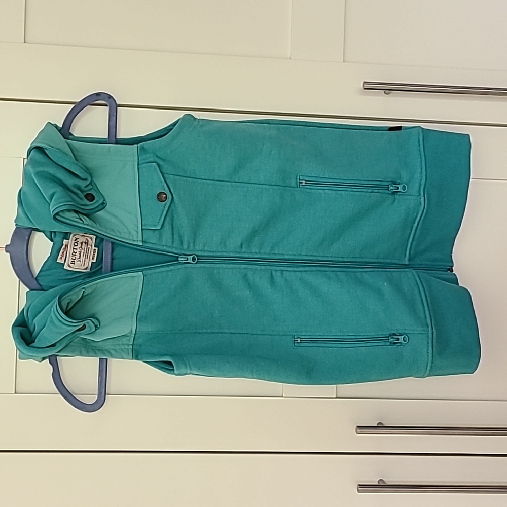 Burton Dryride Vest Aqua Teal snowboarding thermal sz xs